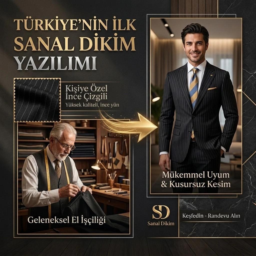 Türkiye'nin İlk Sanal Dikim Yazılımı - Bespoke Özel Dikim Görseli